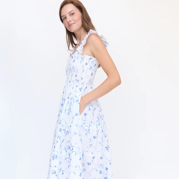 Ellie Nap Dress - Hill House - XXL - Blue Trellis - Picture 3 of 8